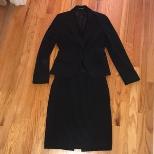 Express Black Blazer and Skirt Set